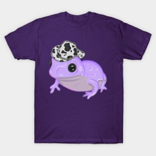 Purple Frog Wearing Cowboy Hat T-Shirt